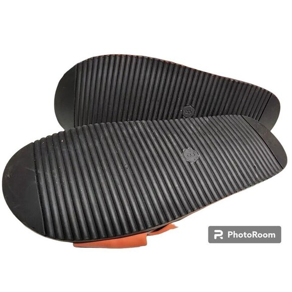 A New Day Kaylin Sandals Size 8 Orange - Picture 5 of 7